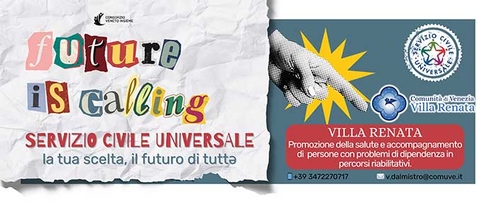 Volantino del Servizio  Civile a Villa renata